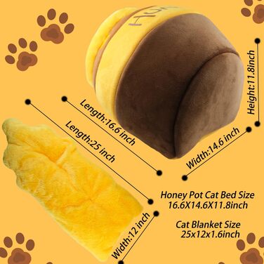 Лежанка Honeypot Cat Cave з подушкою, яку можна прати
