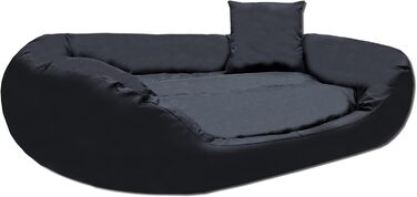 Ліжко для тварин Odol-Plu XXL, водонепроникне, 110x80 см (чорне)