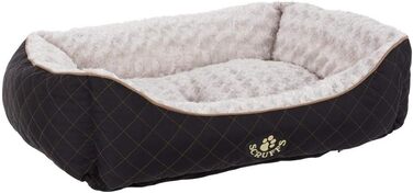 Лежанка для собаки Scruffs Wilton, M, чорна