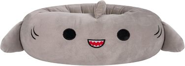 Лежак для домашніх тварин Squishmallows Gordon Акула, 50,8 см, ультрам'який плюш, офіційний