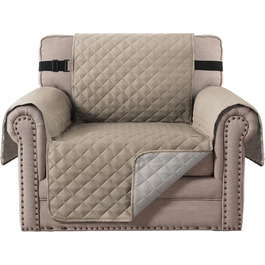 Двомісний чохол loveseat чохол сірий/бежевий