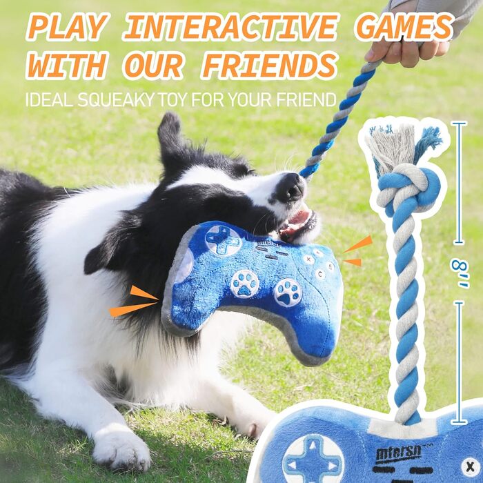 Іграшка MTERSN Squeaky Dog синій ігровий контролер