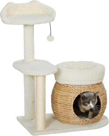Кігтеточка PawHut 79 см з м'ячами Cave & Play