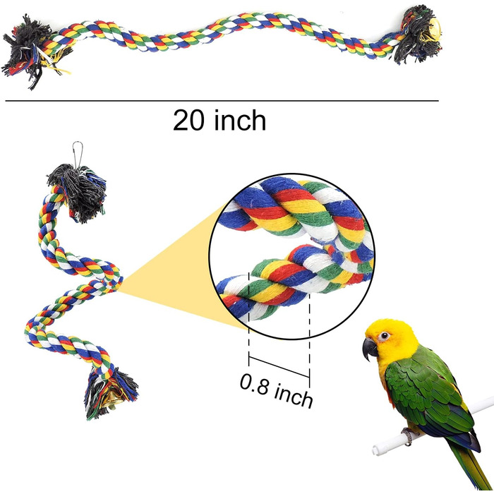 Іграшка Andiker Bird альпіністська мотузка та гойдалки (50см)