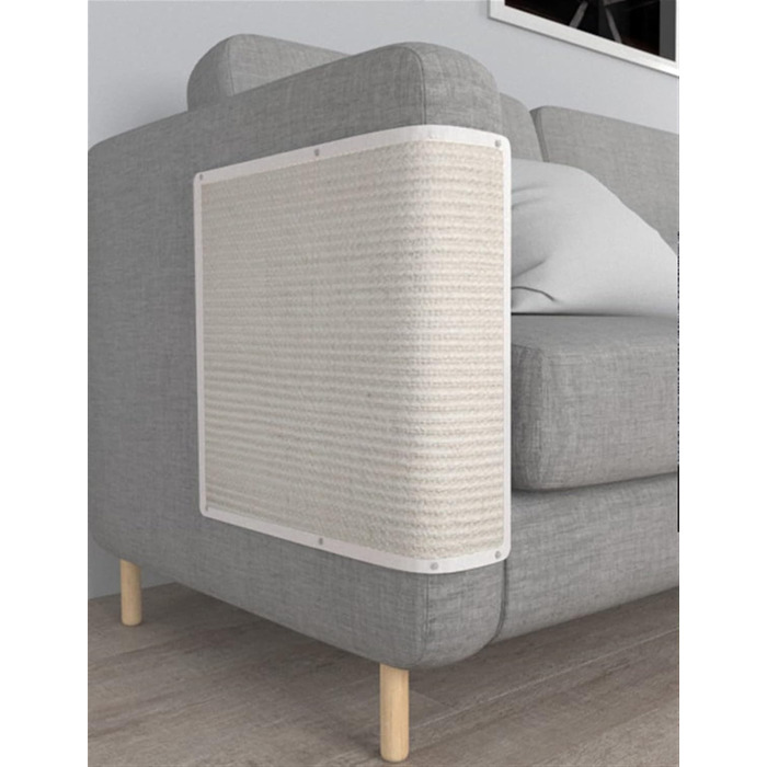 Килимок для кішок GIBZ Sisal, 8050см, білий