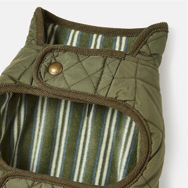 Зимове стьобане пальто Rosewood x Joules Khaki для великих собак