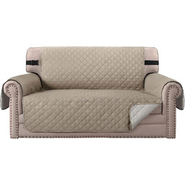 Двомісний чохол loveseat чохол сірий/бежевий