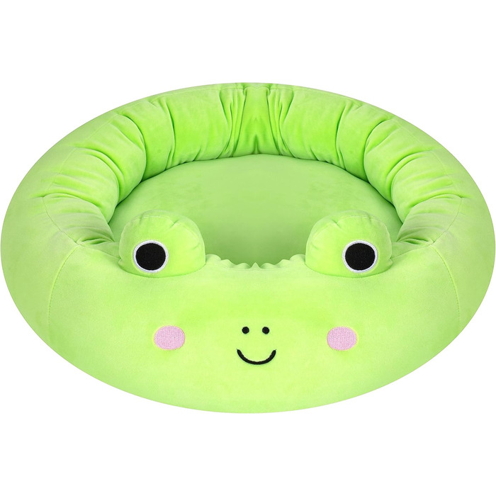 Ліжко для тварин Squishmallows Wendy Жаба 50 см, офіційний плюш Jazwares, супер м'яке лежанка для домашніх улюбленців