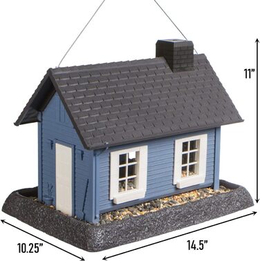 Годівниця для птахів North States Blue Cottage, 2,3 кг