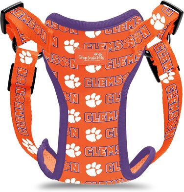 Шлейка для собак Clemson Tigers, регульована, розмір S
