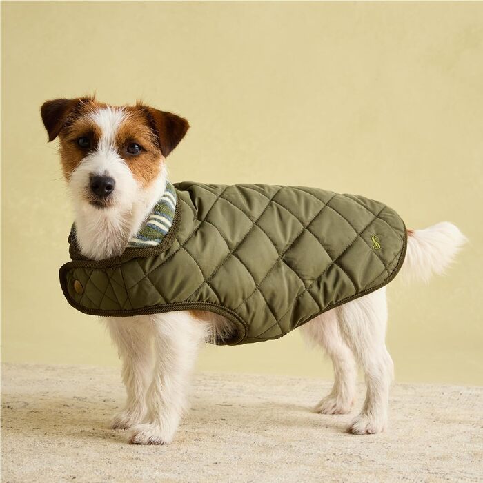Стьобане пальто Rosewood x Joules Khaki для великих собак