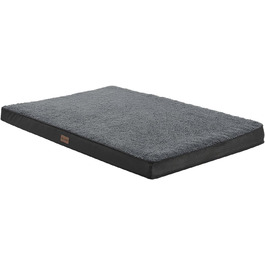 Ортопедичне ліжко для собаки Juskys Milow 112x81см сіре