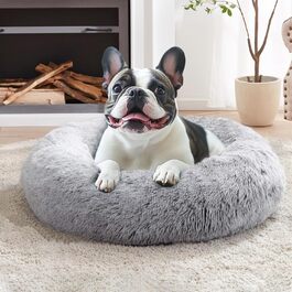 Ліжко для домашніх тварин JOLLYVOGUE Soothing Donut, можна прати, 50см