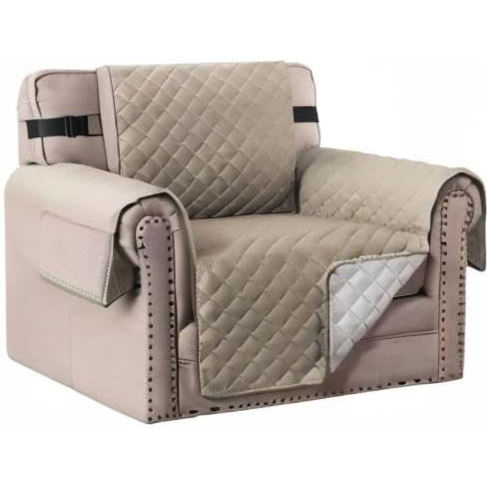 Двомісний чохол loveseat чохол сірий/бежевий