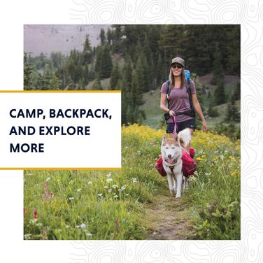 Туристичний рюкзак для собак RUFFWEAR, в т.ч. пляшка 2х1 л, S