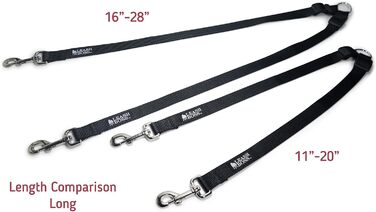 Повідець Boss Duo Double Dog Leash, регульований, світловідбиваючий
