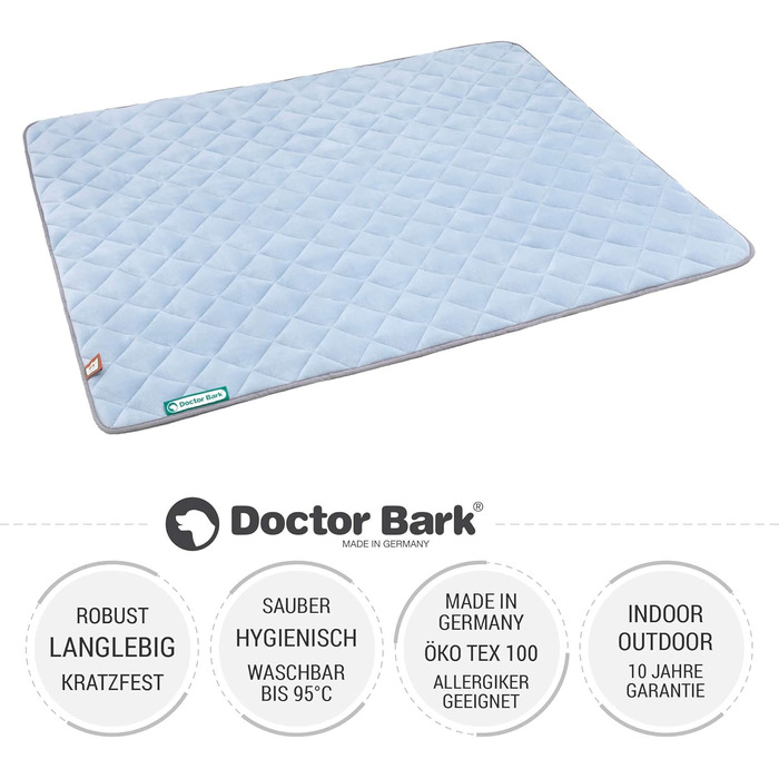Двостороння ковдра Doctor Bark для великих собак, яку можна прати при 95C