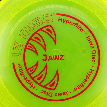 Фрізбі для собак Hyperflite K10 Jawz, надміцне, жовте, з X-Flash антивідблиском