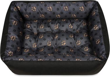 Ліжко для собак SuperCushion24 XL Чорний/Сірий - можна прати