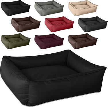 Ліжко для собак BedDog MAX, знімний чохол, XXL, чорний