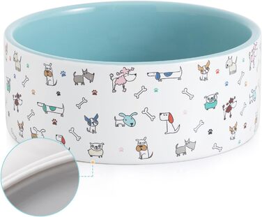 Керамічна миска для собак Fun Elements, 200 мл, чорна