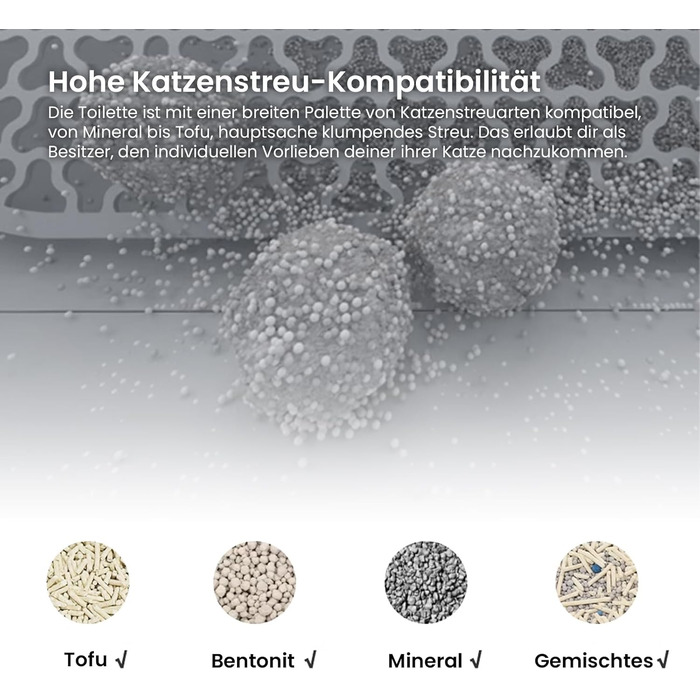 Туалет для кішок AstroPet 101L самоочищається XXL, UV, Io.