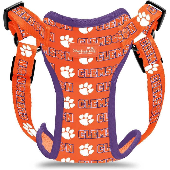 Шлейка для собак Clemson Tigers, регульована, розмір S
