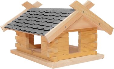 Комплект шпаківні Великий - Сірий 44x37x27 см