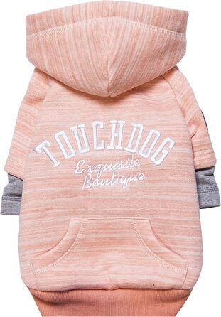 Светр для собак Touchdog Hampton Beach, надзвичайно м'який, з бавовни, рожевий, розмір X-Small