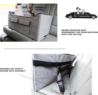 Автокрісло HandinHandHandCreations Pet Booster для великих домашніх тварин