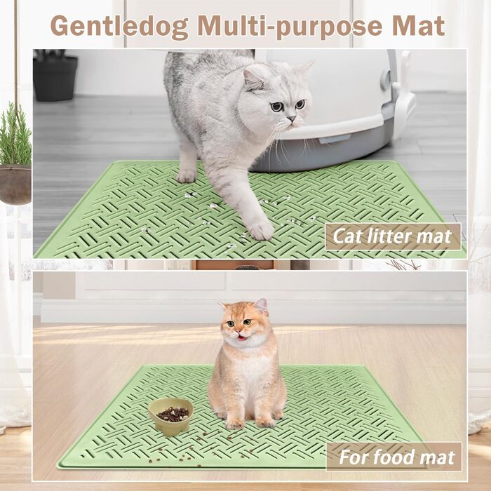 Килимок для лотка CatSilicone, водонепроникний, бежевий