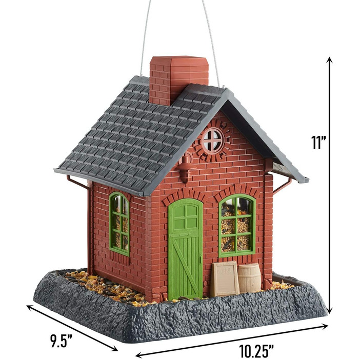 Годівниця для птахів North States Blue Cottage, 2,3 кг