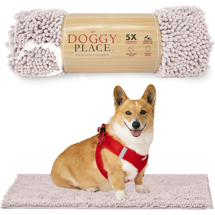 Килимок для собак з мікрофібри My Doggy Place, червоний, 78x50 см
