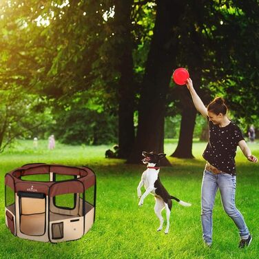 Складний XL висувний манеж для домашніх тварин Zampa