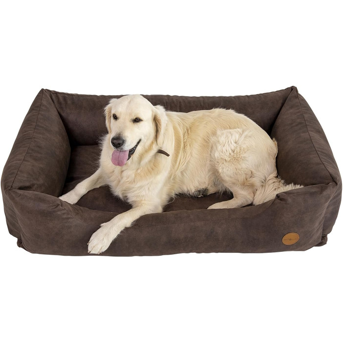 Диван для собак JACK AND VANILLA Classy XL, коричневий, 120x82x27 см