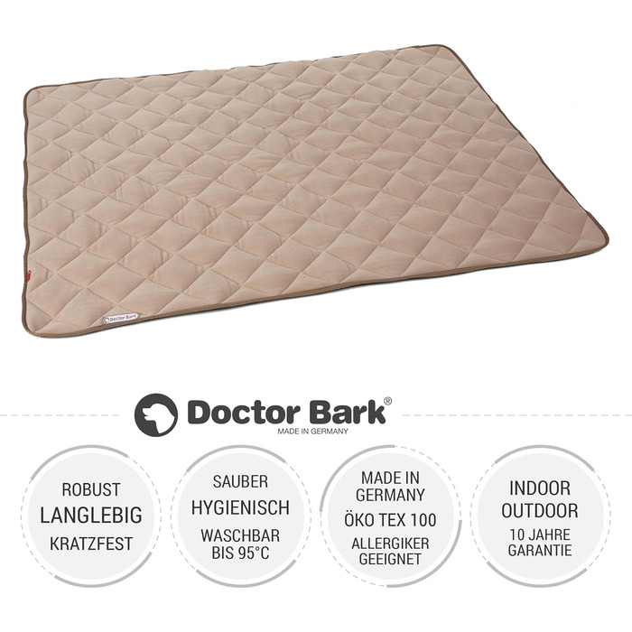 Двостороння ковдра Doctor Bark XXL - можна прати при температурі до 95C
