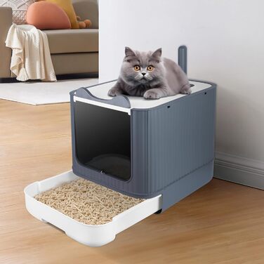 Котячий туалет з ящиком і лопаткою