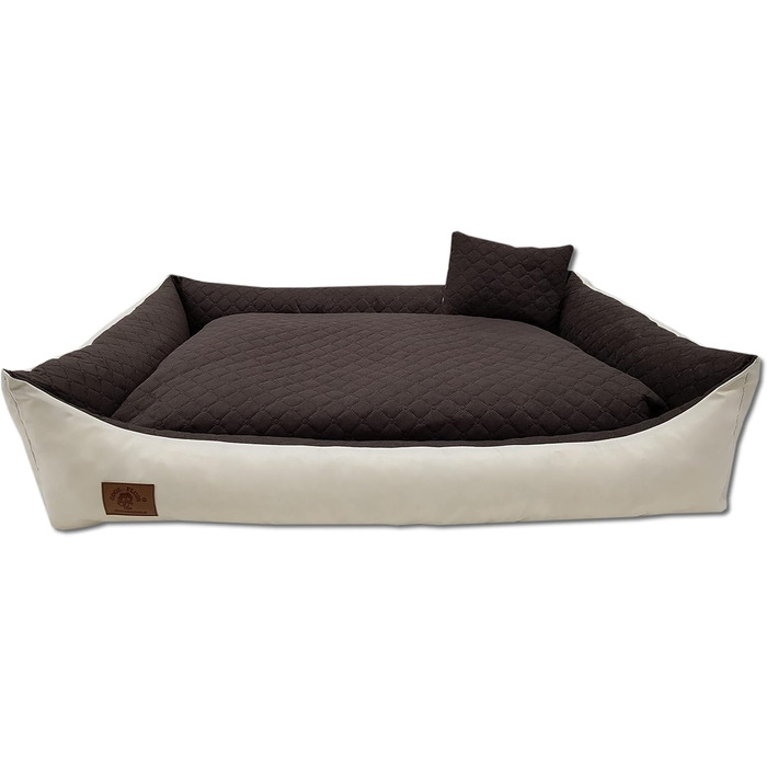 Ергономічна лежанка для собаки Odolplusz XXL (коричнево-бежева)