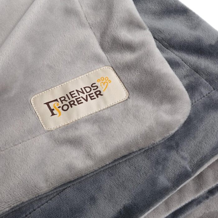 Ковдра для собаки Friends Forever, двоколірна, двостороння, 130x
