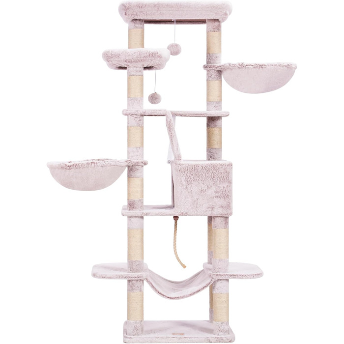 См, 16 колон, платформи, коричневий, 173