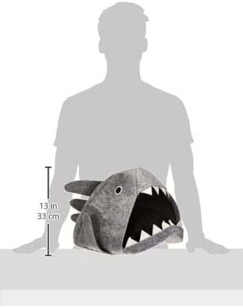 Кошик для кішок Zeller 14374 'Shark', повстяний, сірий