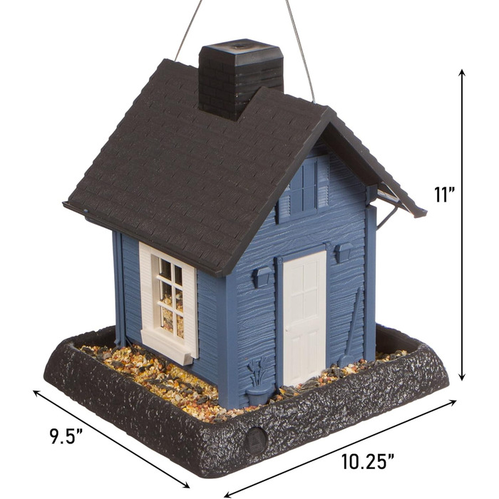 Годівниця для птахів North States Blue Cottage, 2,3 кг