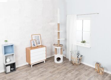 Кігтеточка TRIXIE Aurelio 220250 см, біла, регульована