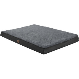 Ортопедичне ліжко для собаки Juskys Milow 112x81см, сіре