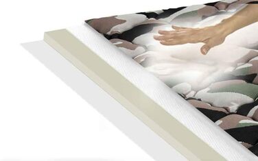 Матрац для собак або котів EVERGREENWEB 90x115 см, 10 см, Waterfoam, знімний і праний чохол
