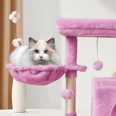 Вежа Cat Tree Tower рожевий з Cat Tree & Bed, 10