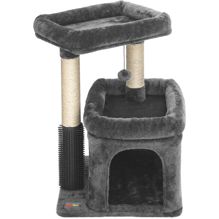 Котяче дерево кімнатне, Cat Post & Perch, темно-сіре