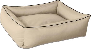Ліжко для собак BedDog MAX, знімний чохол, XXL, бежевий