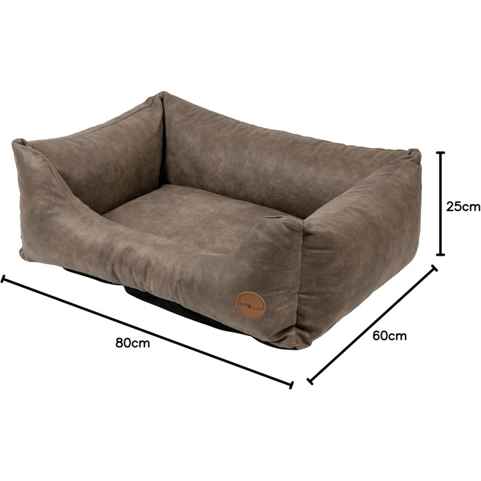 Диван для собак JACK AND VANILLA Classy Stone M 80x60x25 см