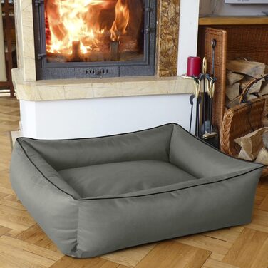 Ліжко для собак BedDog MAX, знімний чохол, XXL, бежевий
